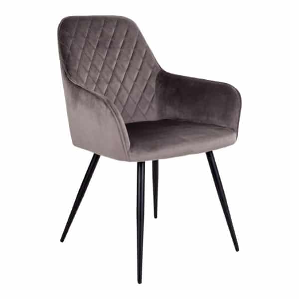 Harbo spisebordsstol mushroom velour