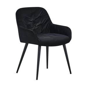 Giovanni Spisebordsstol, Sort Velour