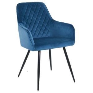 Homeville Hanne velour mørkeblå 65x57x87cm