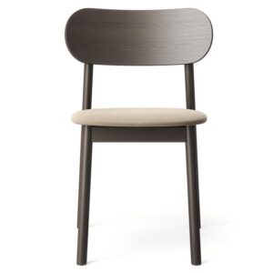 Decotique Elephant Spisebordsstol Mørkt Egetræ/Beige Fløjl