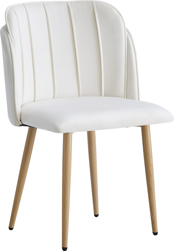 Spisebordsstol Nordlys Furniture Nora beige velour