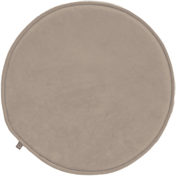 Spisebordsstolshynde Kave Home Rimca Ø35 cm beige velour