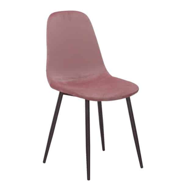 Homeville Anna velour rosa 40x42x88cm