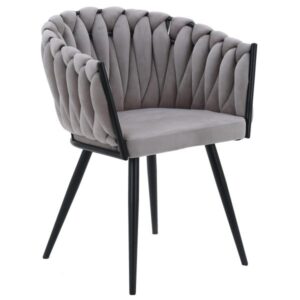 Homeville Carrie velour lysebrun