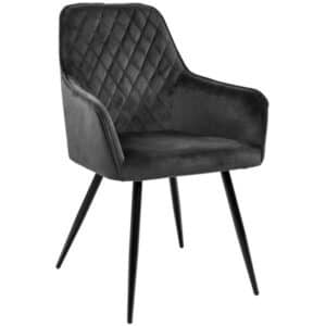 Homeville Hanne velour mørkegrå 65x57x87cm