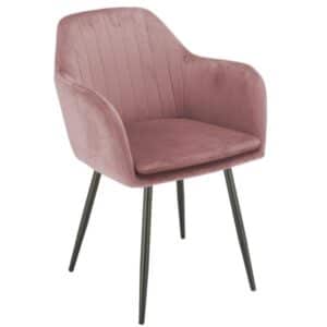 Homeville Liva velour rosa
