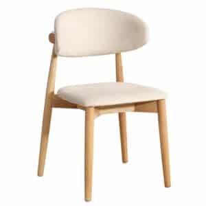 Homeville Martha velour hvid/træ natur