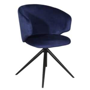 Homeville Victoria med drejefunktion velour blå
