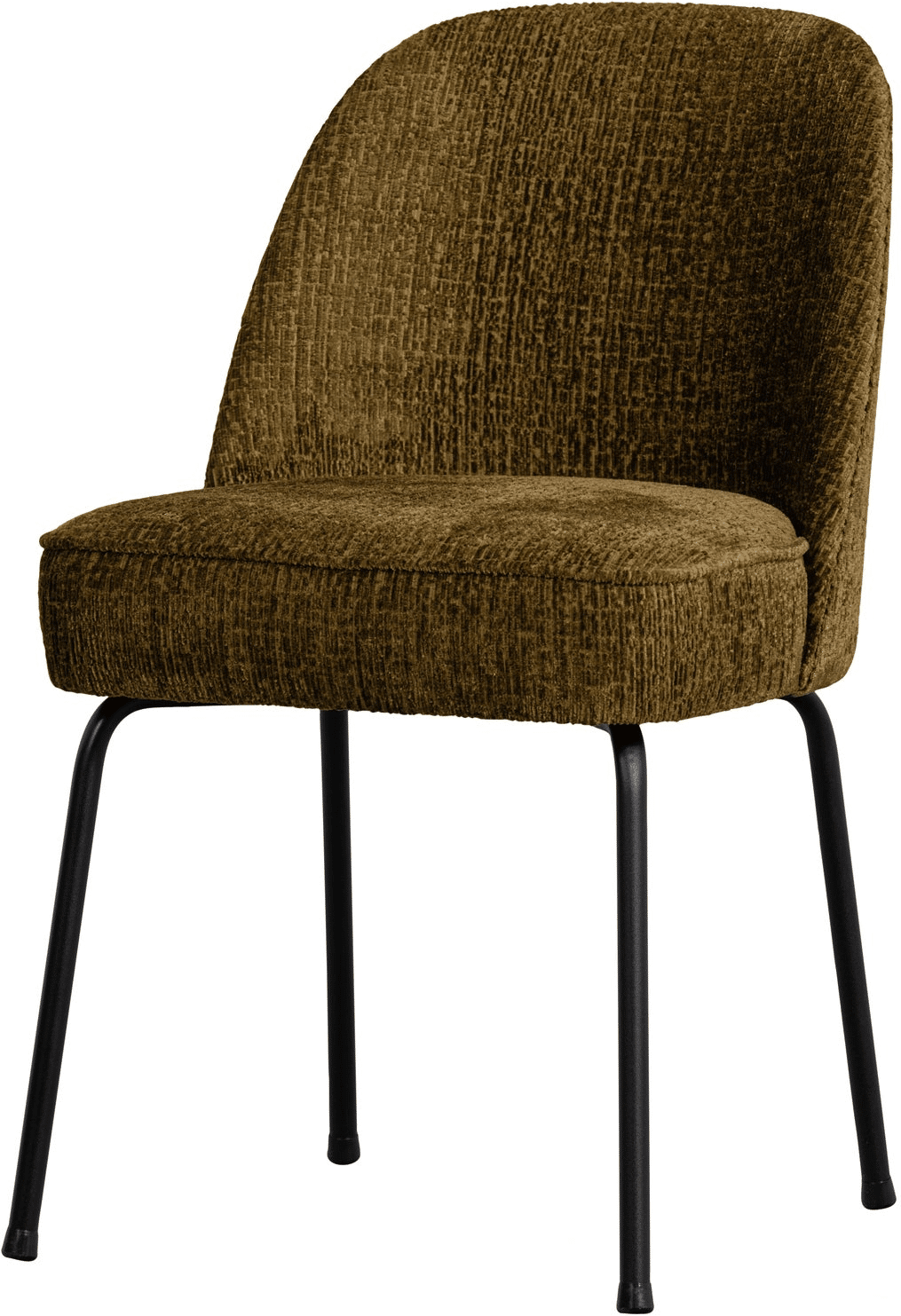 Spisebordsstol WOOOD Vogue 2-pak, struktureret vævet velour, bronze, H83xB50xD57 cm